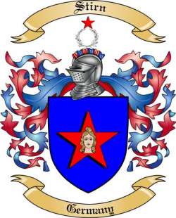 Stirn Family Crest from Germany