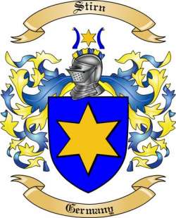 Stirn Family Crest from Germany2