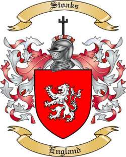 Stoaks Family Crest from England