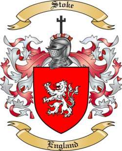 Stoke Family Crest from England