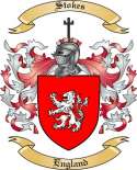 Stokes Family Crest from England