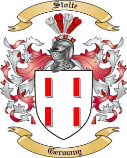 Stolte Family Crest from Germany