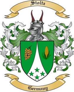 Stoltz Family Crest from Germany2