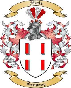 Stolz Family Crest from Germany