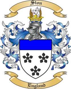 Ston Family Crest from England