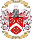 Storms Family Crest from England
