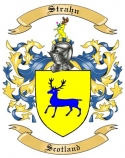 Strahn Family Crest from Scotland
