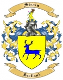 Strain Family Crest from Scotland