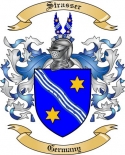 Strasser Family Crest from Germany