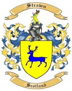 Strawn Family Crest from Scotland