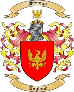 Stronge Family Crest from England