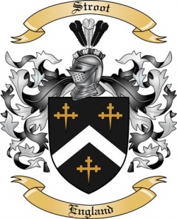 Stroot Family Crest from England