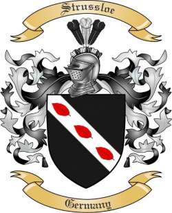 Strussloe Family Crest from Germany2