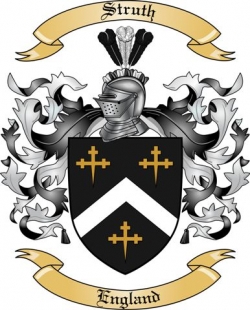 Struth Family Crest from England