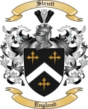 Strutt Family Crest from England