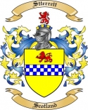 Stterrett Family Crest from Scotland