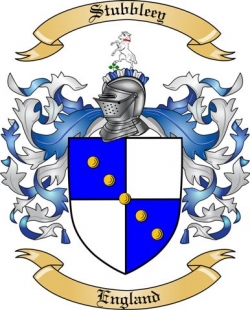 Stubbleey Family Crest from England