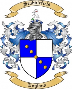 Stubblefield Family Crest from England