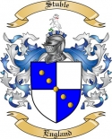 Stuble Family Crest from England
