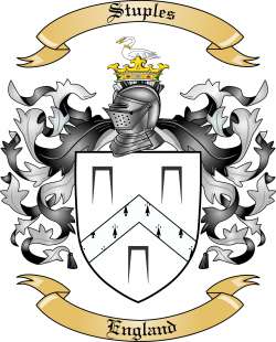Stuples Family Crest from England
