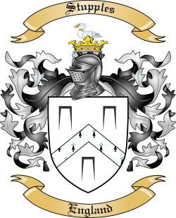 Stupples Family Crest from England