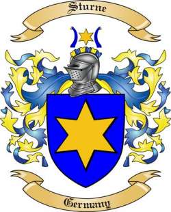 Sturne Family Crest from Germany2