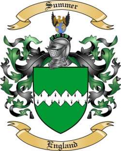 Summer Family Crest from England
