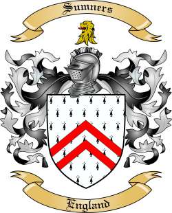 Sumners Family Crest from England