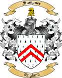 Sumpner Family Crest from England