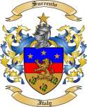 Surrento Family Crest from Italy