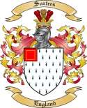 Surtees Family Crest from England