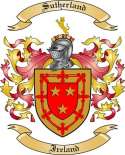 Sutherland Family Crest from Ireland