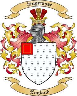 Suyrtayse Family Crest from England