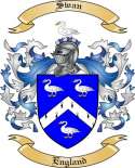 Swan Family Crest from England