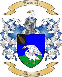 Swaneke Family Crest from Germany
