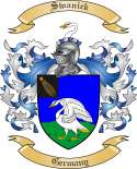 Swanick Family Crest from Germany
