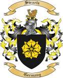 Swartz Family Crest from Germany