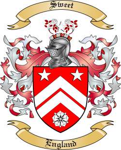 Sweet Family Crest from England