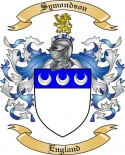 Symondson Family Crest from England