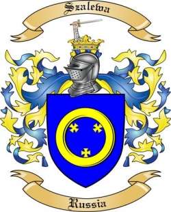 Szalewa Family Crest from Russia