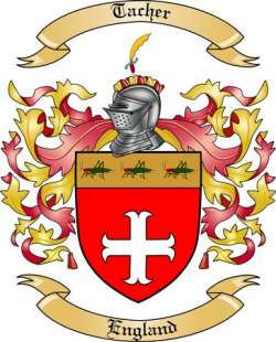 Tacher Family Crest from England