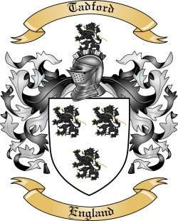 Tadford Family Crest from England