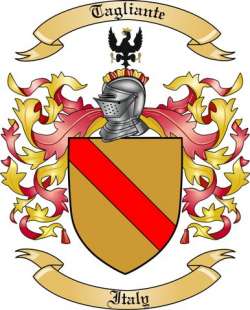 Tagliante Family Crest from Italy