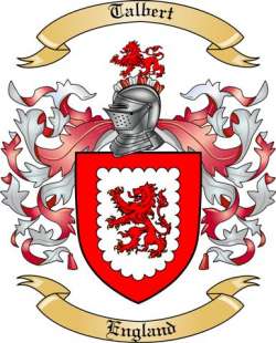 Talbert Family Crest from England2