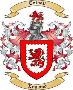 Talbott Family Crest from England2