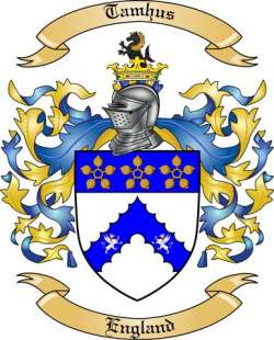 Tamhus Family Crest from England