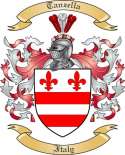 Tanzella Family Crest from Italy