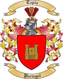 Tapia Family Crest from Portugal