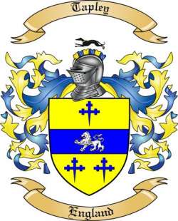 Tapley Family Crest from England