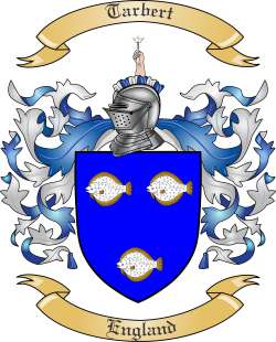 Tarbert Family Crest from England